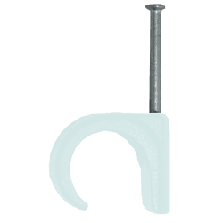 Spikklammer vit 18-22 mm 100 st, Tillex