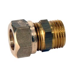 Rak 8 mm x R8 mässing, Vatette