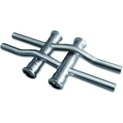 Radiatorfördelare 4 muffar dubbel elförzinkade M-press 28 mm x 15 mm