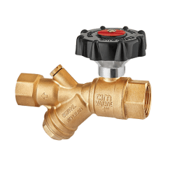 Kulventil CIM 6622CRNL med backventil och utväxling invändig R32, Cimberio