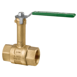 Kulventil CIM 511 CRNL med hög hals och långt handtag invändig R15, Cimberio