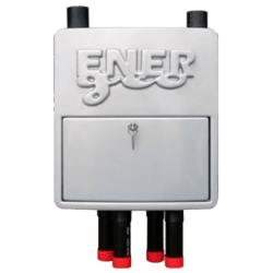 Fordelerskap isolert Rega, 50 mm. 8-38 l/m, 40 mm x 2 uttak