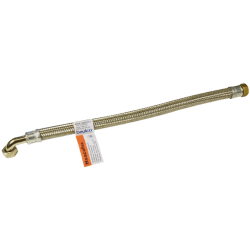 Anslutningsslang för värme/kyla/dricksvatten vinkel löpmutter x rak löpmutter R25 (800 mm), E.M.S