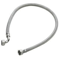 Anslutningsslang Termopar 6520 för dricksvatten vinkel löpmutter x rak löpmutter R15 (1500 mm), Beulco