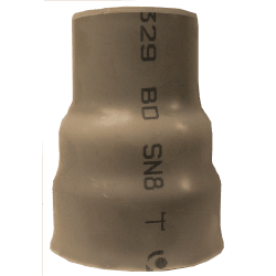 Pipelife Krympmuff inomhusavlopp grå 75 mm