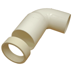 WC-böj 90° med gummimanchett PP 110 mm, Nordic Pipelife