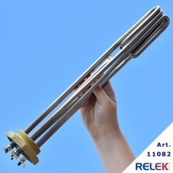 Elpatronelement 6000W R50 IL=390mm IU-39rf PPE-6rf rostfri