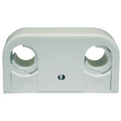 Rörklamma dubbel krom c/c 40 12-15 mm, Purus