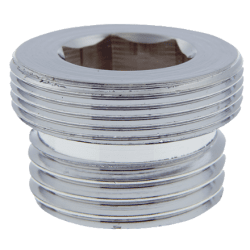 Övergångsnippel inkl. packning förkromad M24x1,0 x G15, Trio Perfekta