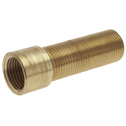 Förlängningsrör mässing R15 (75 mm), Trio Perfekta