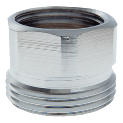 Övergångsnippel inkl. packning förkromad M26x1,5 x G15, Trio Perfekta