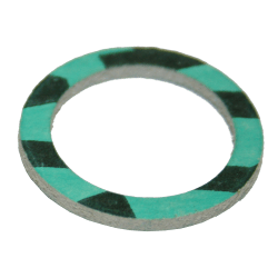 Pakning fiber, 44 mm x 36 mm x 2 mm, 1 1/2"