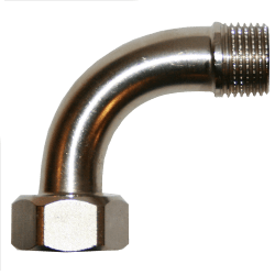 Radiatorböj med mutter R20 x M28, MMA