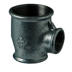 T-rör svart aducerad invändig R20 x R10 x R15