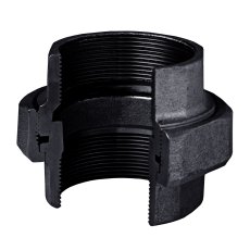 Unionkoppling svart aducerad invändig R50