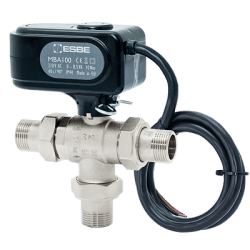 ESBE Motordriven kulventil MBA132 G1" MMM WA 230VAC 2-P 10NM