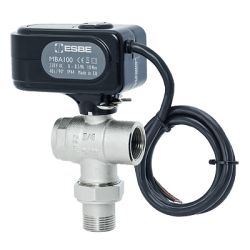 ESBE Motordriven kulventil MBA135 G3/4" FFM 230VAC 2-P 10NM