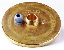 Täckbricka mässing utvändig gänga R32 x 196 mm, E.M.S