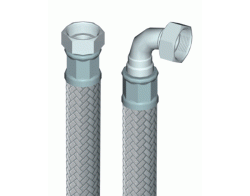 Anslutningsslang för värme/kyla/dricksvatten vinkel löpmutter x rak löpmutter R20 (1500 mm), E.M.S