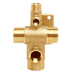 Samlingsrör 6-vägs med väggfäste R25, E.M.S