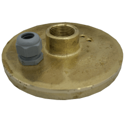 Täckbricka mässing invändig gänga R25 x 196 mm, E.M.S