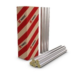 Rörskål Section AluCoat T 80 x 35 mm (3,6 m), Paroc