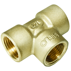 T-rör mässing invändig R50, Isiflo