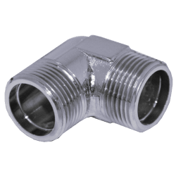 Ezze Metallrördel vinkel utvändig-utvändig rörgänga R15