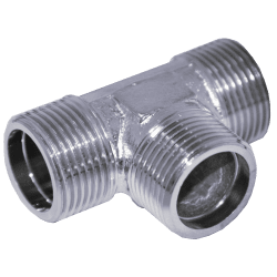 Ezze Metallrördel T-rör utvändig rörgänga R15