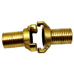 Klokoppling mässing slang 20 mm, Isiflo