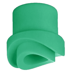 Insvetssadel Green Pipe/Blue Pipe 200 mm x 63 mm, Kruge