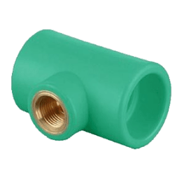 T-rör med invändigt avstick Green Pipe/Blue Pipe 50 mm x 1" x 50 mm, Kruge