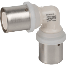 Vinkel 90° 2 muffar alupex bravo press 16 mm