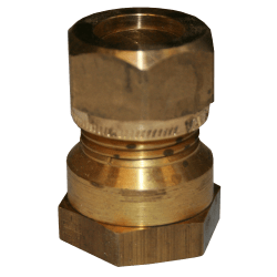 Rak koppling 1 koppling x invändig mässing 15 mm x R15, Vatette