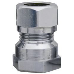 Rak koppling 1 koppling x invändig förkromad 12 mm x R10, Vatette