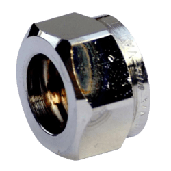 Kopplingsmutter förkromad 12 mm, Vatette