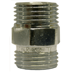 Skarvnippel FPL351 utvändig förkromad R15 x R15, FPL