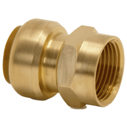 Rak koppling 1 muff x invändig mässing 18 mm x R20, Tectite