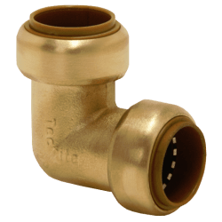 Vinkel 2 muffar mässing 12 mm x 12 mm, Tectite