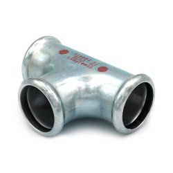 T-rör 3 muffar elförzinkade M-press 22 mm x 22 mm x 22 mm