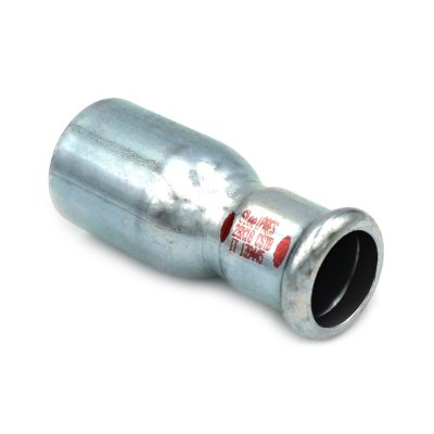 Förminskning 1 muff elförzinkade M-press 54 mm x 42 mm