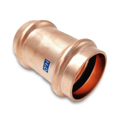 Skjutmuff koppar V-press 18 mm
