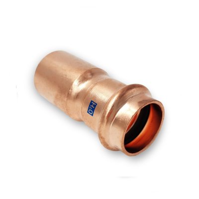 Förminskning 1 muff koppar V-press 42 mm x 28 mm