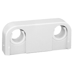 Rörklamma Falu Snap 14020 dubbel vit c/c 60 mm 18/22 mm, Faluplast