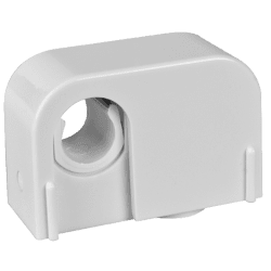 Rörklamma Falu Snap 14100 enkel vit 12/15/16 mm, Faluplast, Faluplast