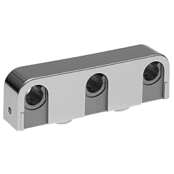 Rörklamma Falu Snap 14305 trippel krom c/c 40 mm 12/15 mm, Faluplast