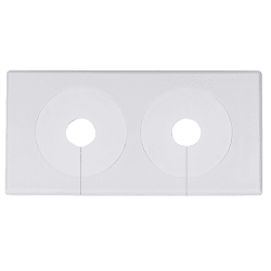 Vulkbricka Falu 51430 dubbel vit c/c 40 mm 12-16 mm, Faluplast