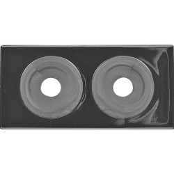 Vulkbricka Falu 51485 dubbel krom c/c 40 mm 12-22 mm, Faluplast