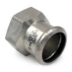 Övergångsmuff invändig 1 muff M-press rostfri R40 x 42 mm