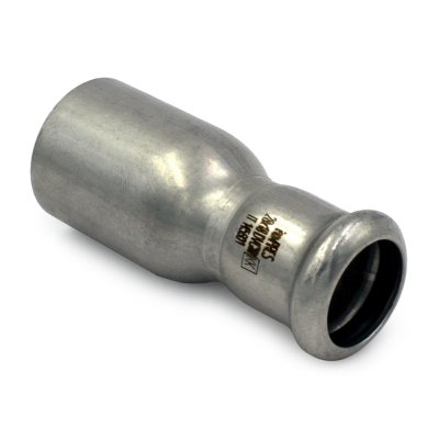 Förminskning 1 muff rostfri M-press 54 mm x 28 mm